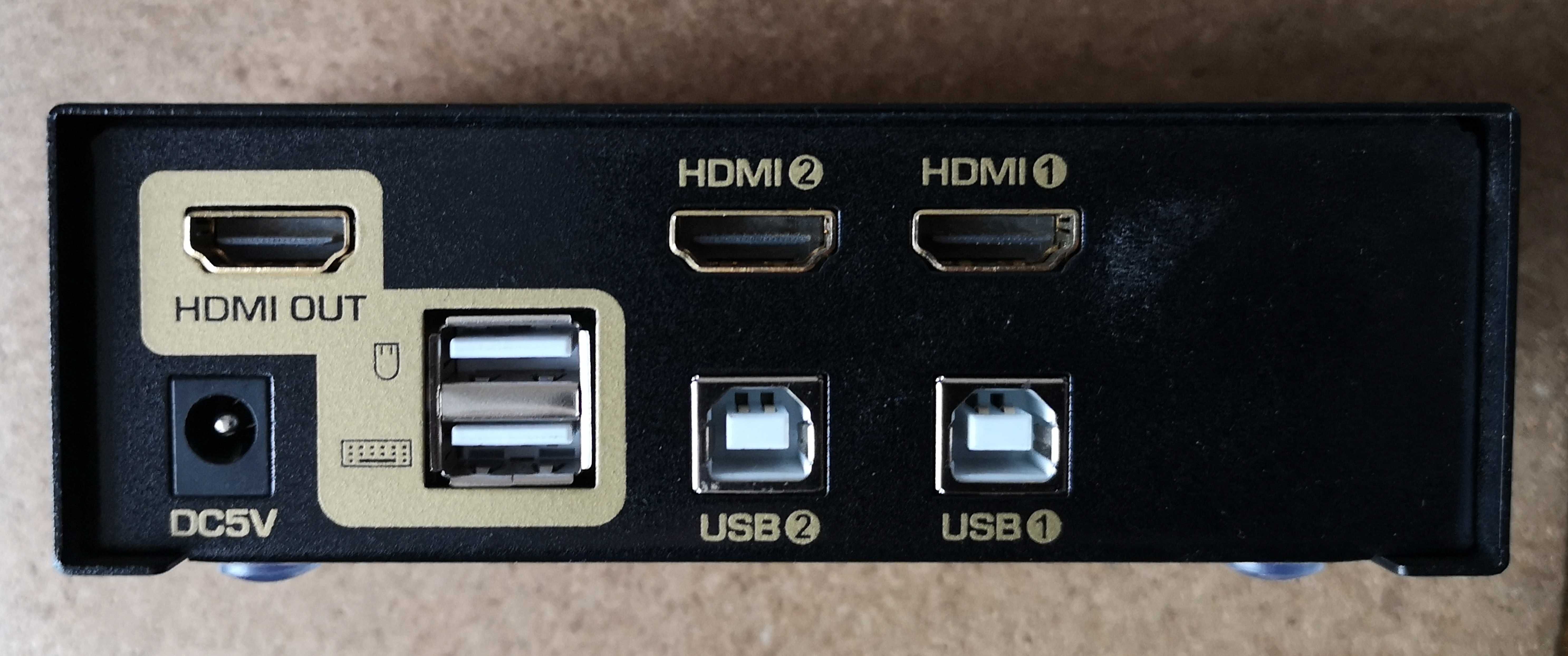 USB HDMI KVM-Switch CKL-92H USB, перемикач на 2 порти