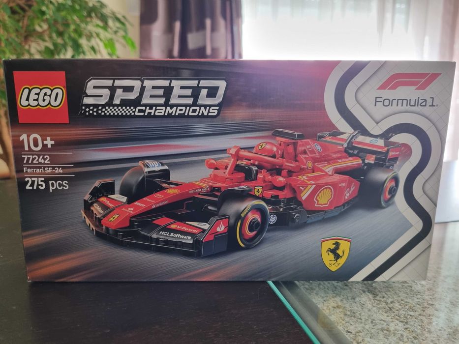 Lego 77242 - Speed Champions - Carro de Corrida Ferrari SF-24 F1