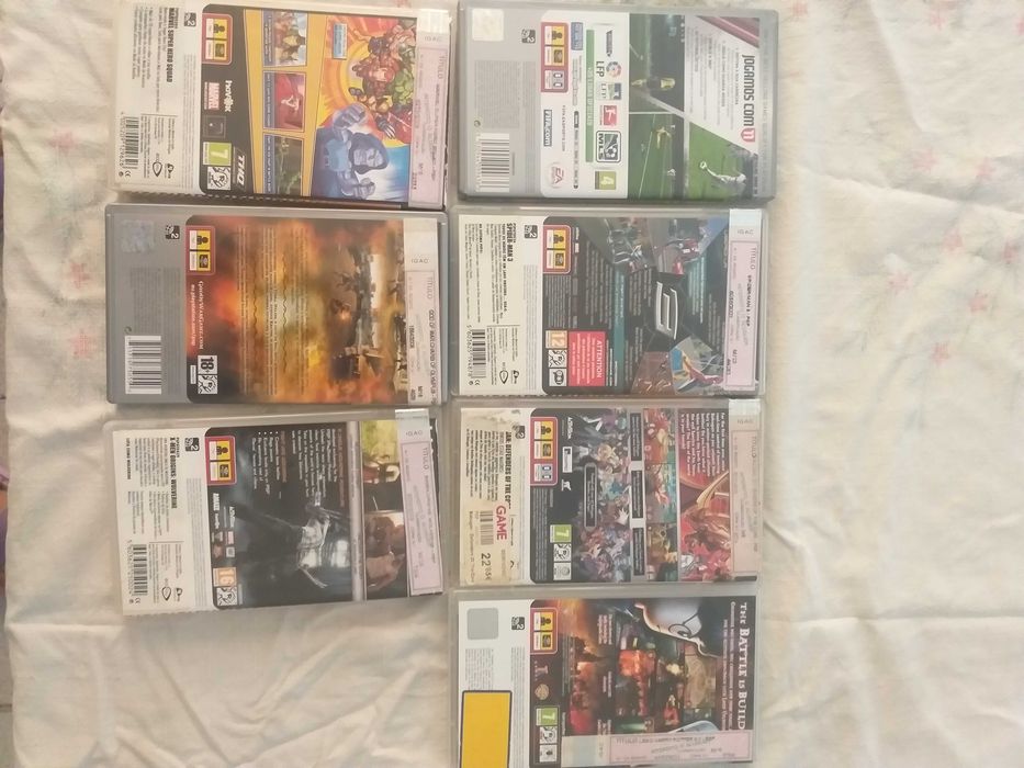 vende 7 jogos psp