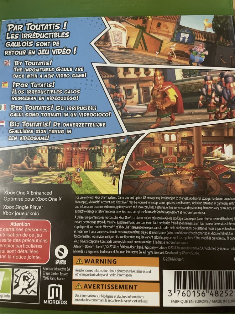 Gra Asterix i Obelix XXL2 na xbox one