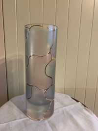 Piękny wazon, flakon huty Krosno 28cm, matowe szkło