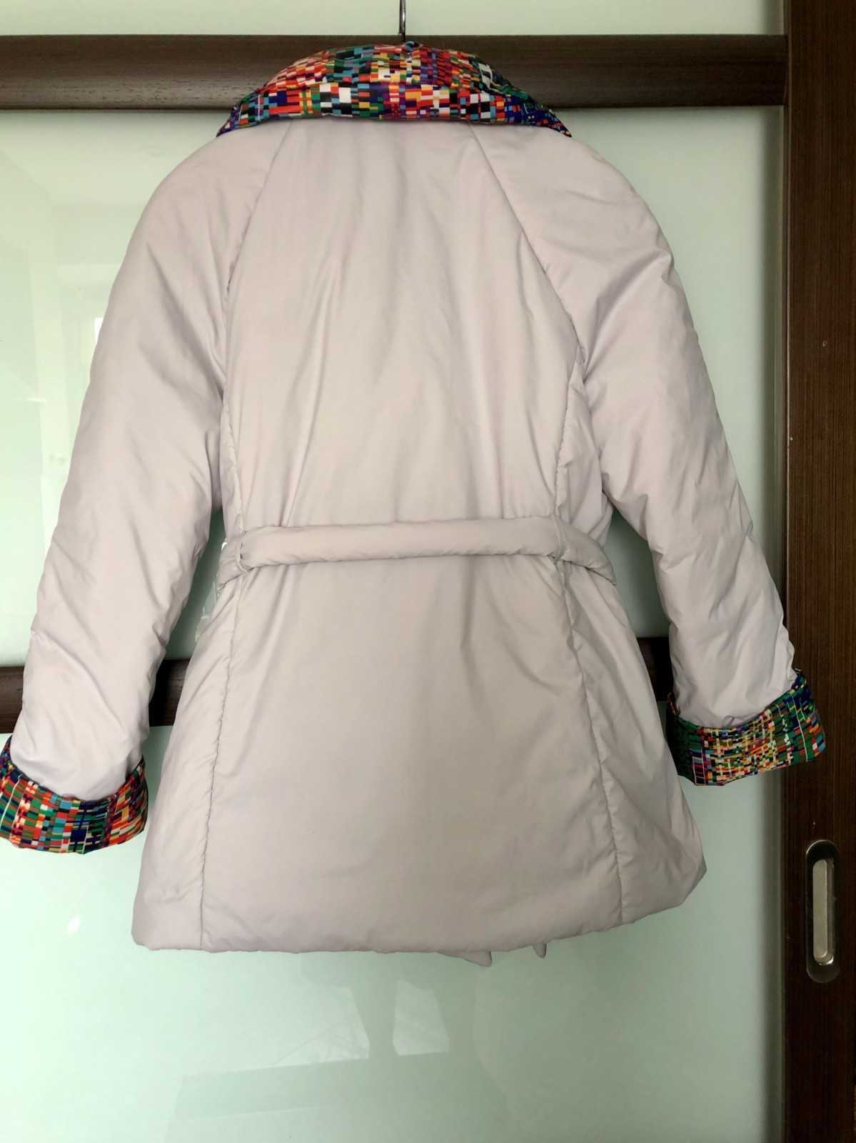 Куртка зимняя женская  ZHARKO, Украина, жемчужно-серый цвет, M