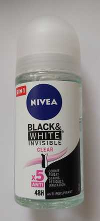 Nivea Women antyperspirant roll-on 50 ml B&W Invisible Clear - OSTATNI