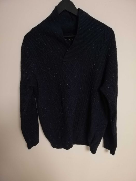 sweter Vistula L 40 XL 42 wełna jagnięca golf Vistula L XL