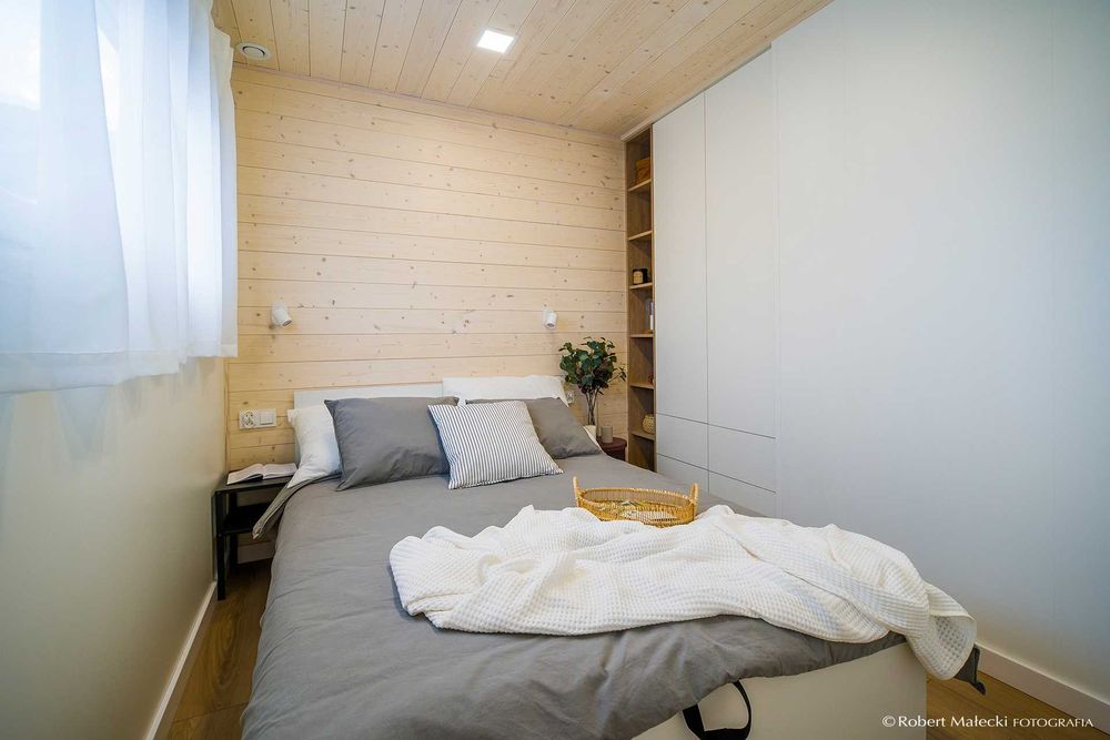 Dom Domek mobilny modułowy 35 m² nowy wyposażony całoroczny VERANO35