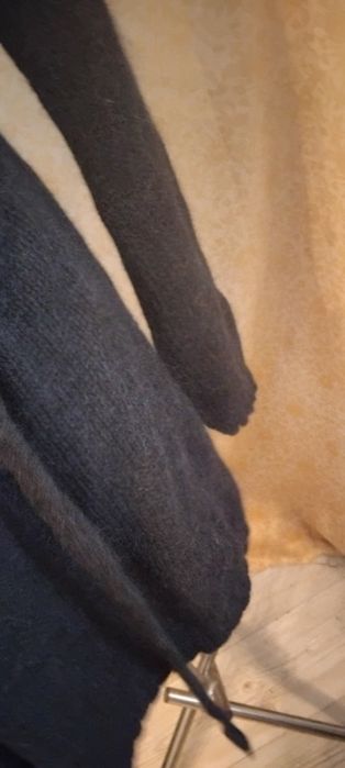 Kardigan dłuższy z wełną i alpaką w składzie BIK BOK rozm. M
