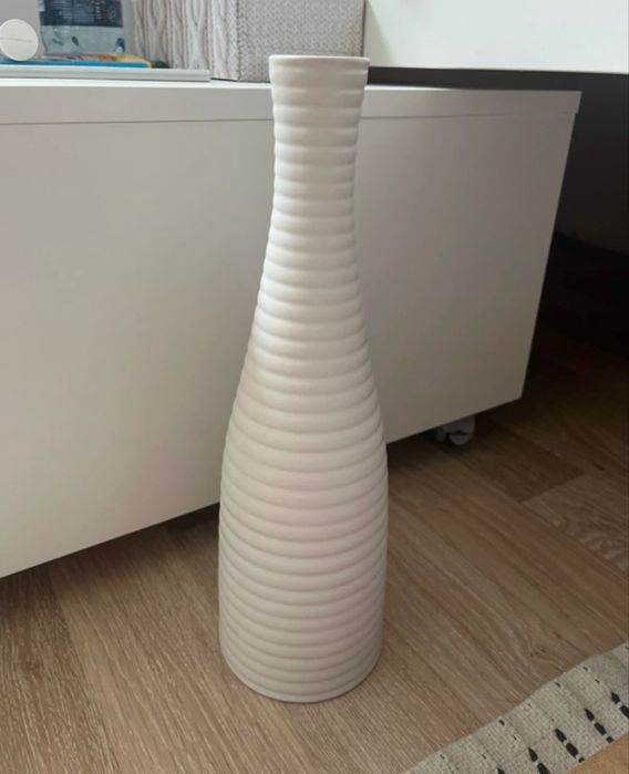 Duzy wazon butelka ozdobna Ikea ceramika glina