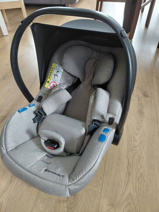 Fotelik pixel avionaut szary + baza isofix
