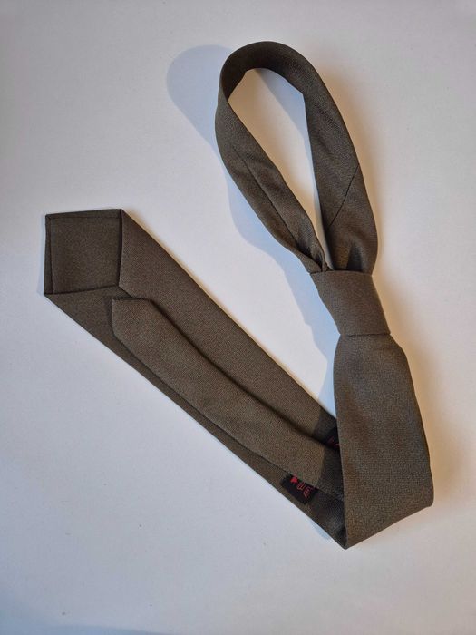 Krawat wojskowy khaki