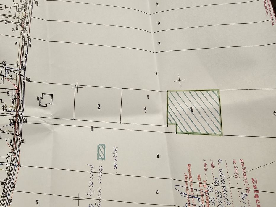 Działka budowlana Szczucin ul. Wąska/Mamuszków