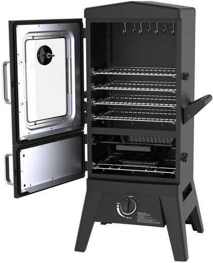 WĘDZARNIA+GRILL GAZOWY El Fuego Portland W2 z szybą Solidny +Reduktor