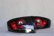 Lampy tył tylne światła AUDI TT 8N 98-06 SMOKE Black TUNING CZARNE