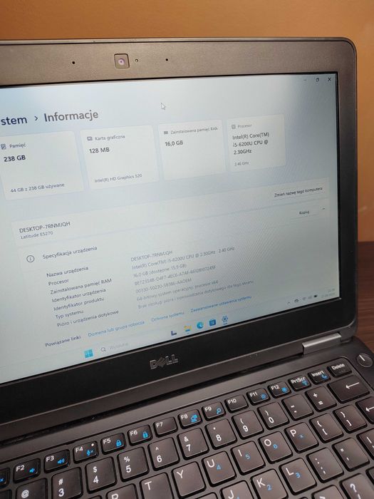 MINI LAPTOP | Dell Latitude E5270 | i5-6200U | 16GB RAM | 256SSD | W11