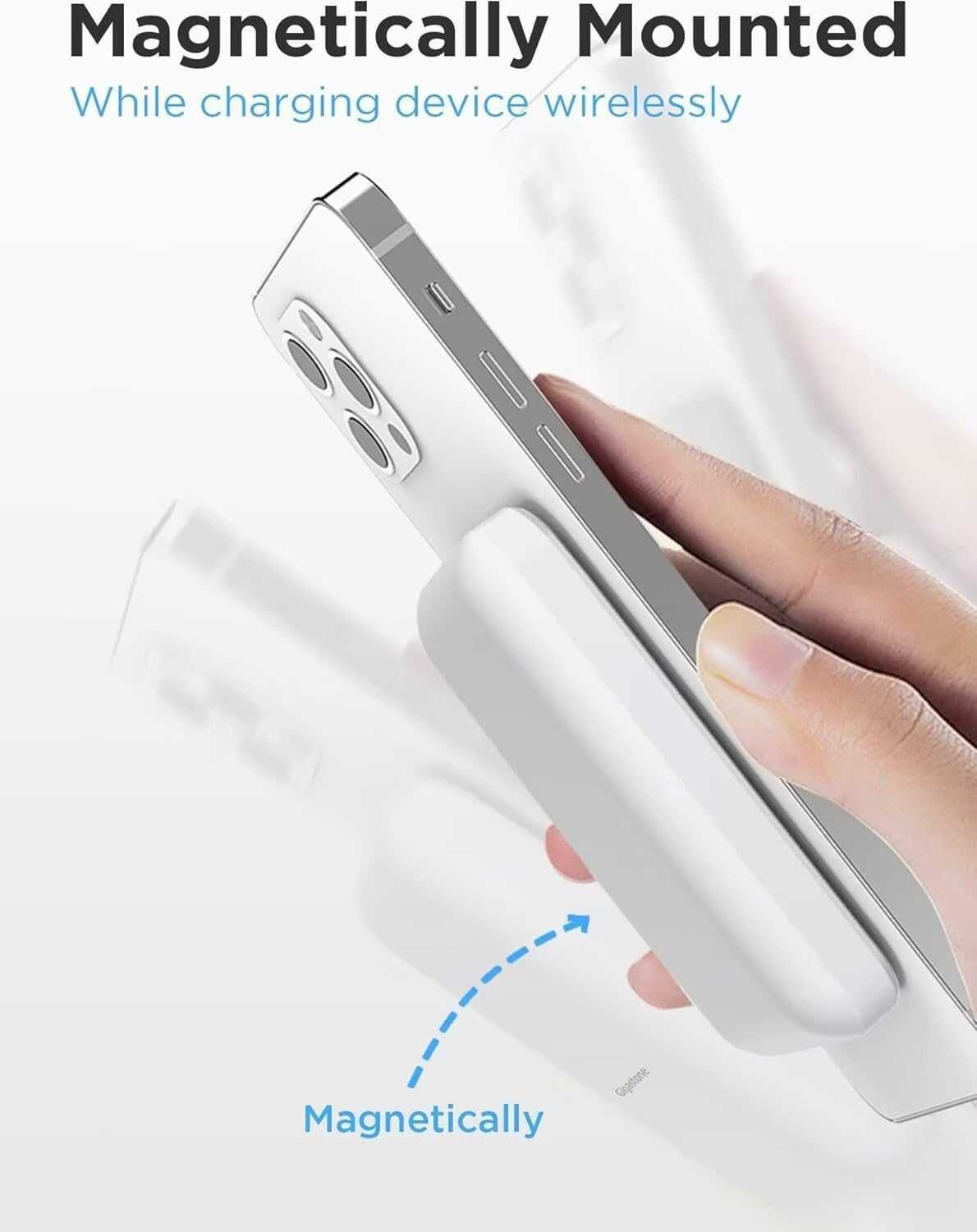 SIIEEN bezprzewodowy Powerbank Magsafe 5000 mAh do iPhone 16 15/14/13