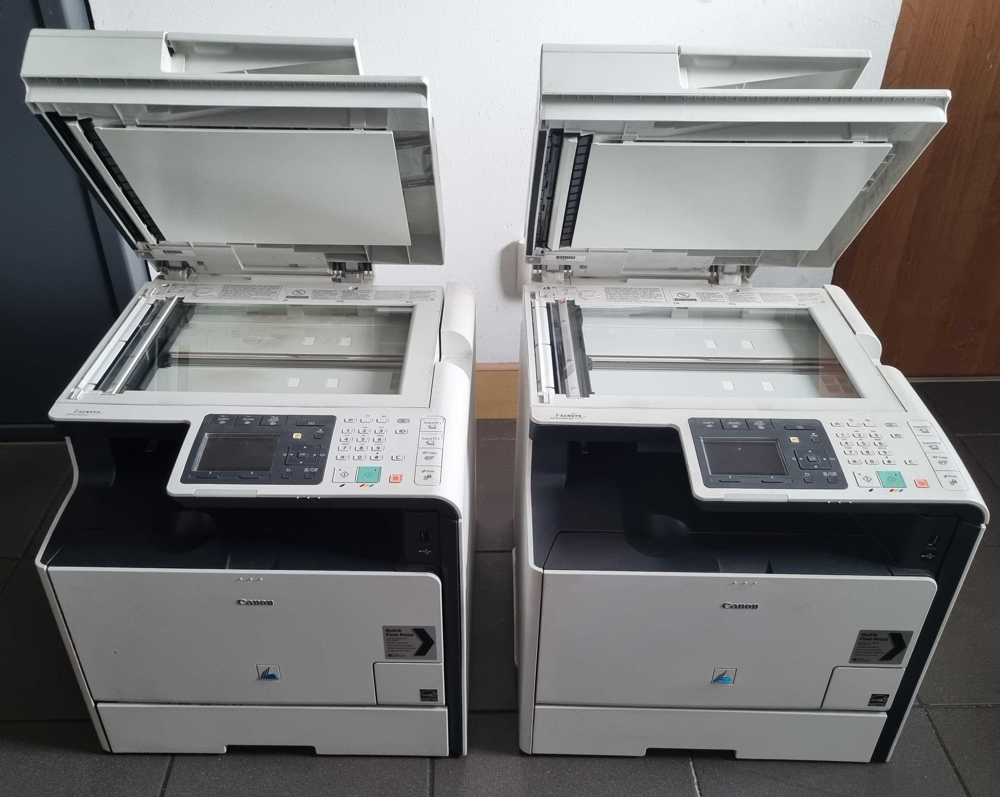 Sprzedam 2x Canon MF8540Cdn uszkodzone (z oryginalnymi tonerami)