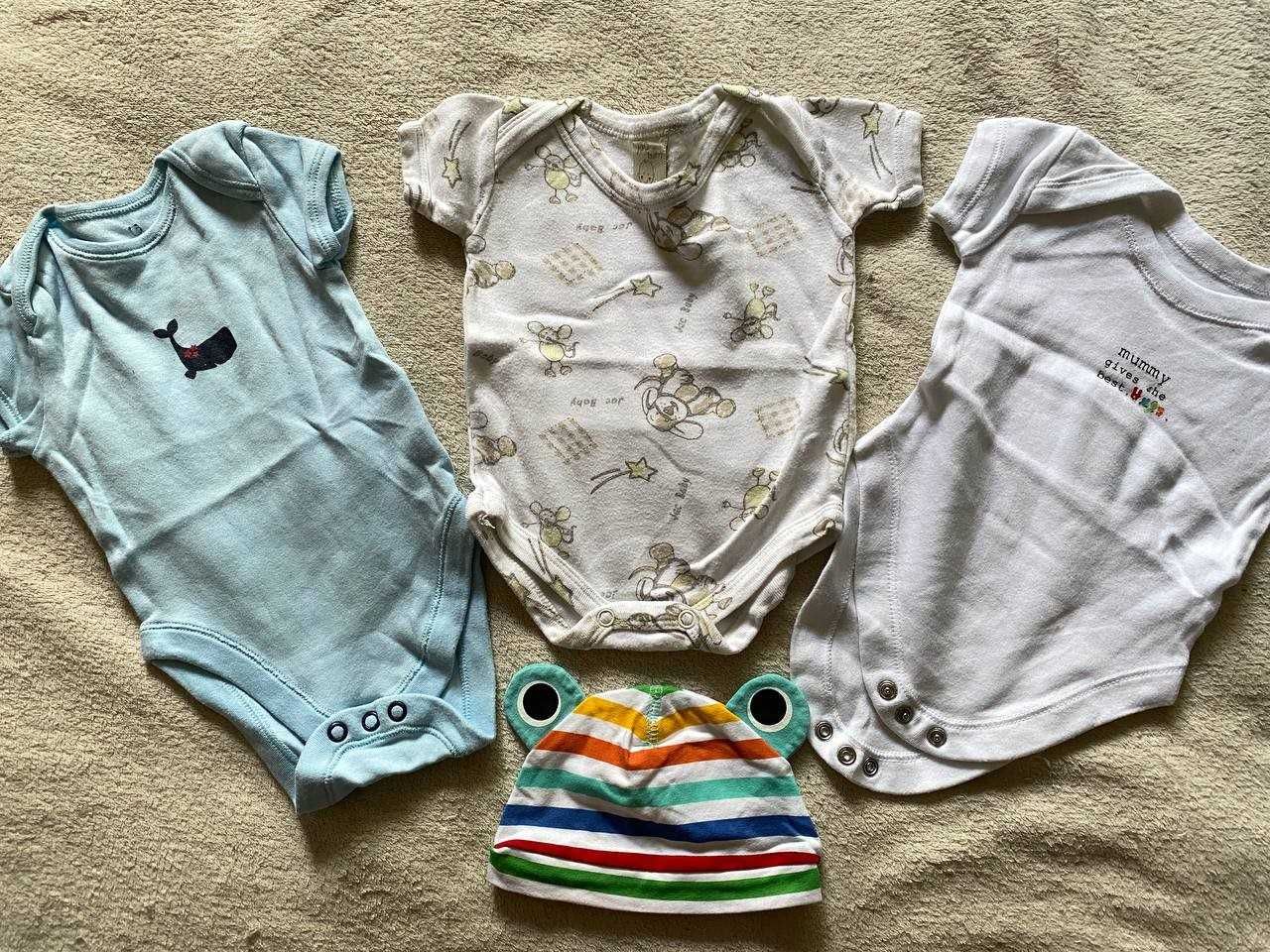 Пакет летней одежды на новорожденного мальчика
