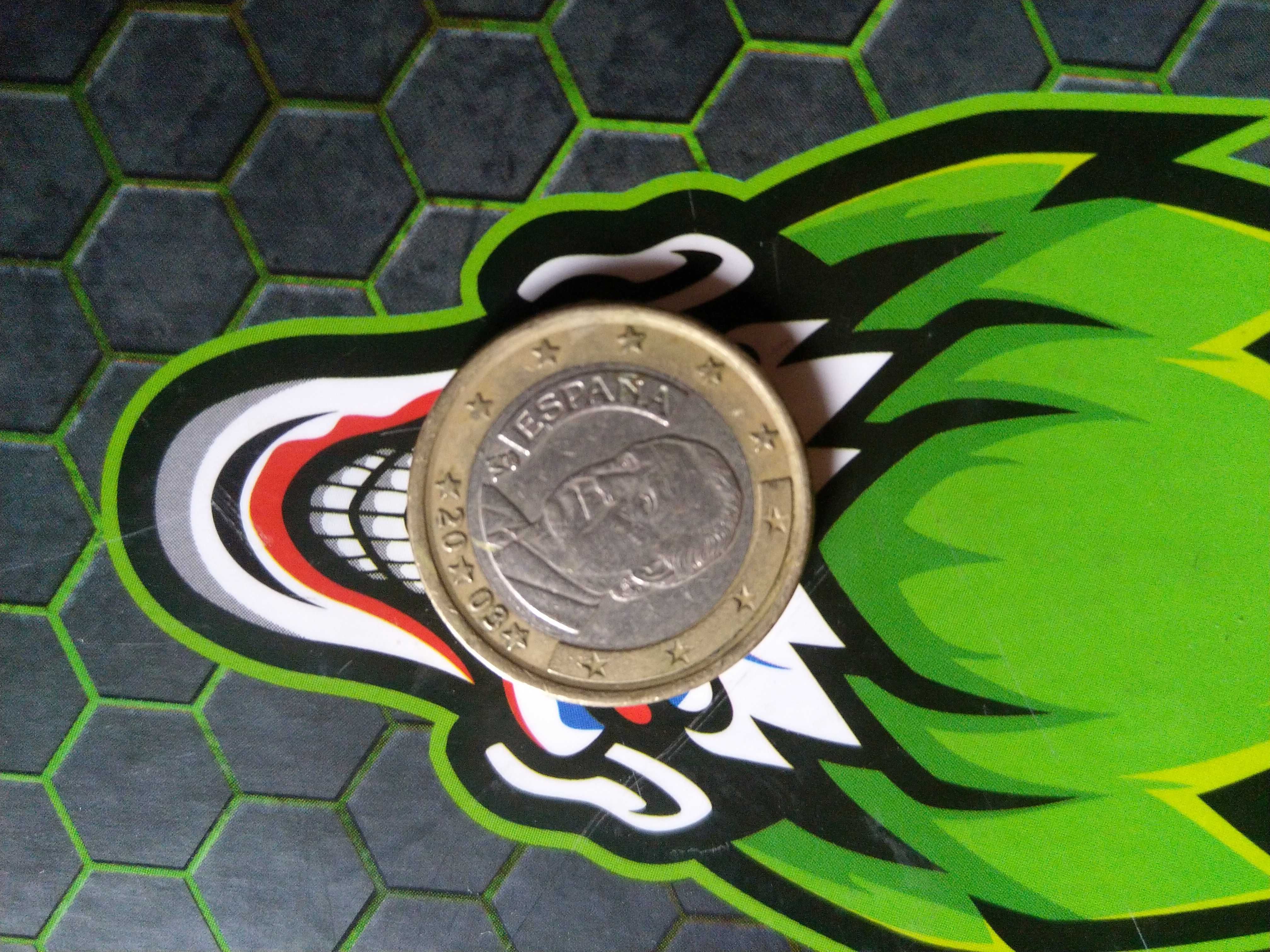 Moneta 1 euro 2003 rok