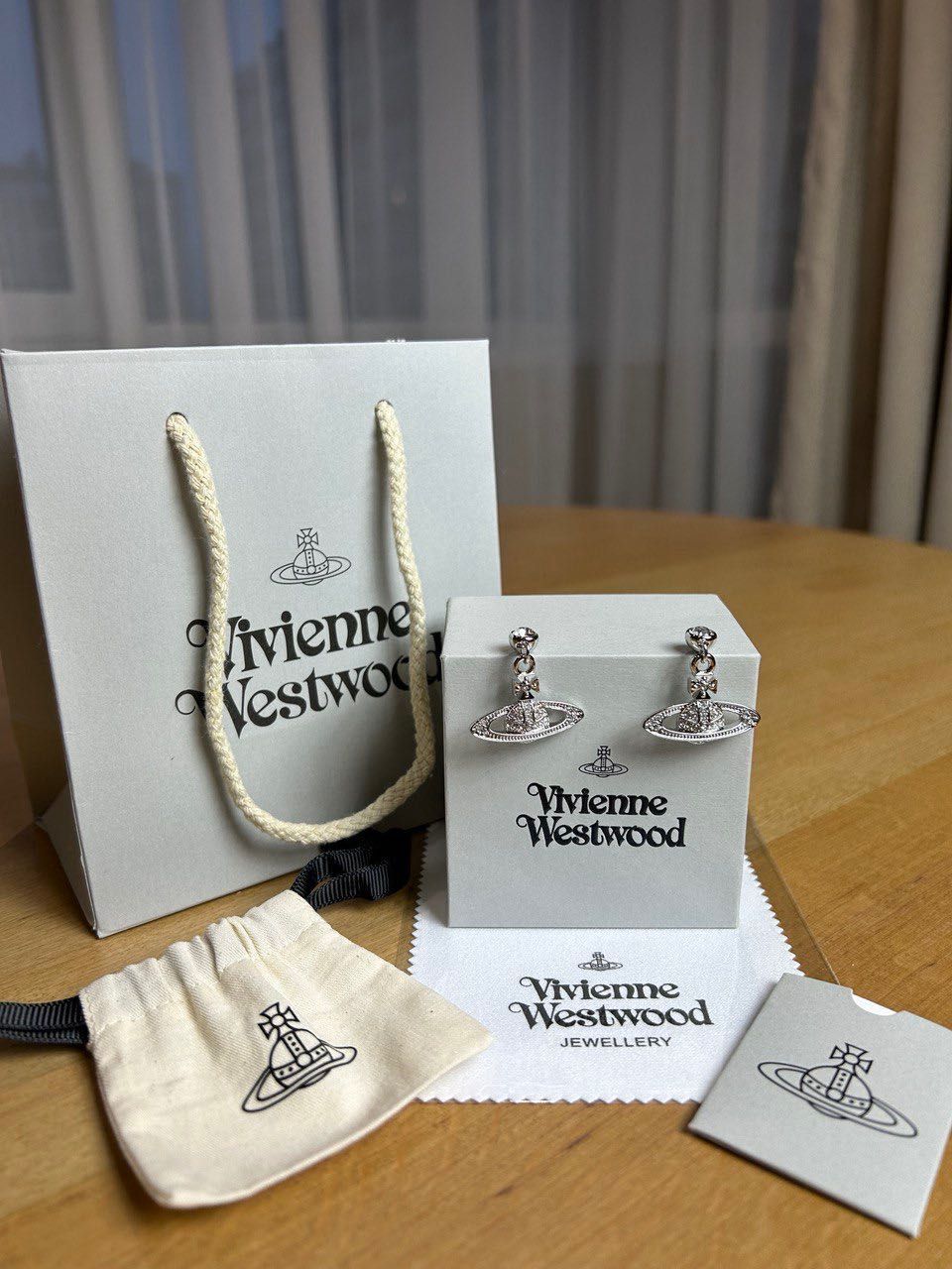 Vivienne Westwood Saturn Earrings сережки серьги