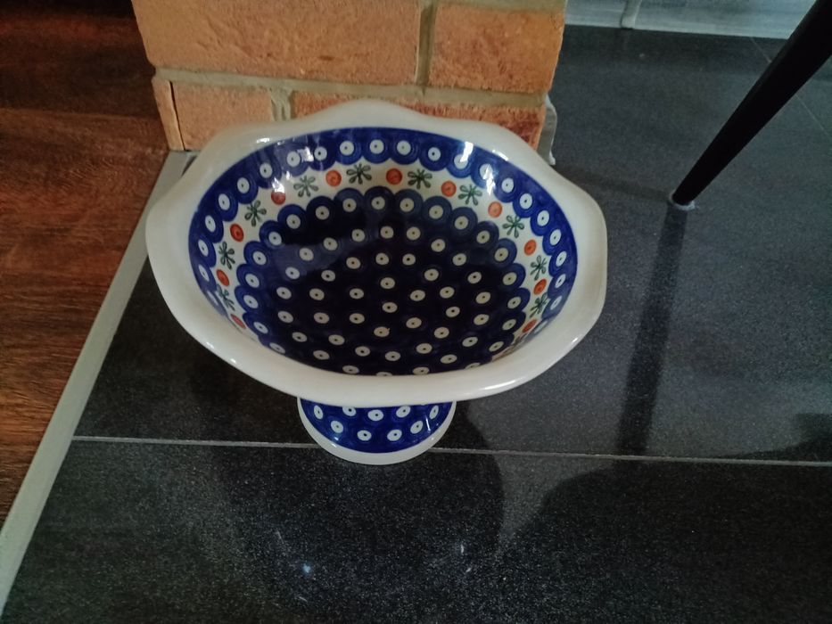 Patera na ciastka z ceramiki