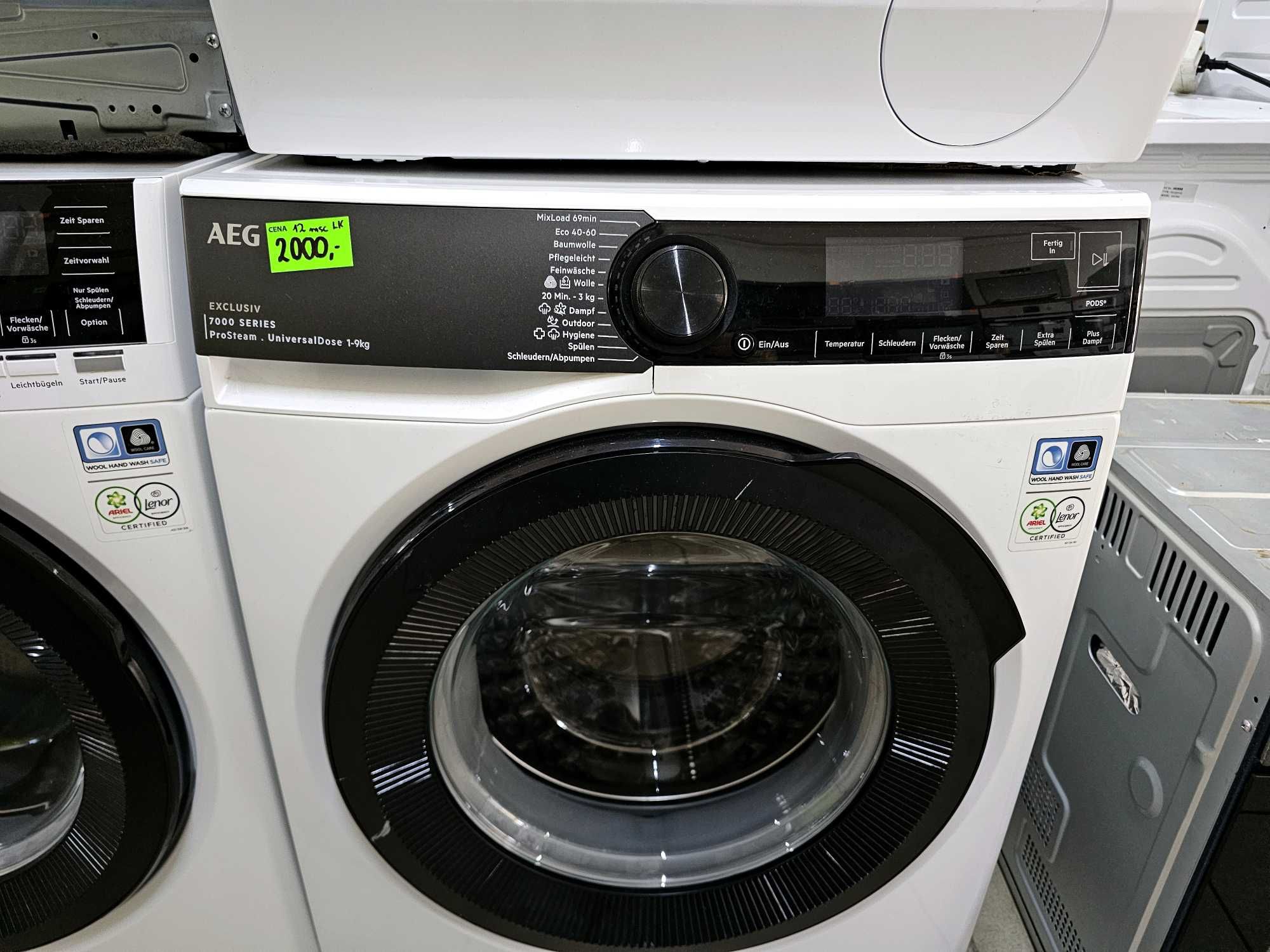 Pralka AEG LR7E75699 seria 7000 Exclusiv | 9KG | Universaldose gw12mcy