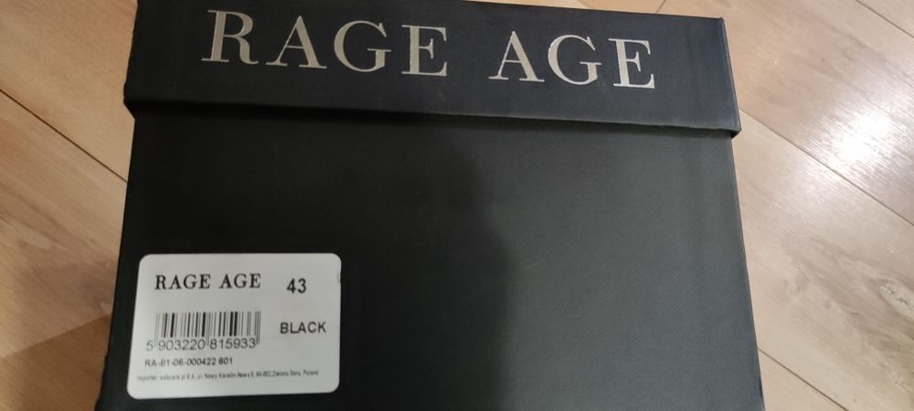 Buty Rage Age rewelacyjne, skorzane
