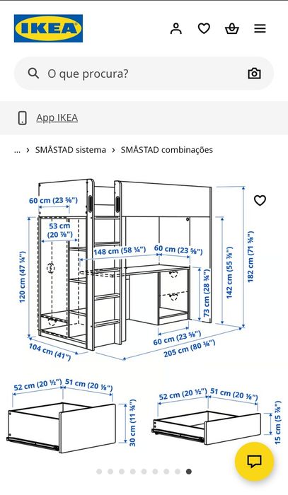 Beliche ikea Usado