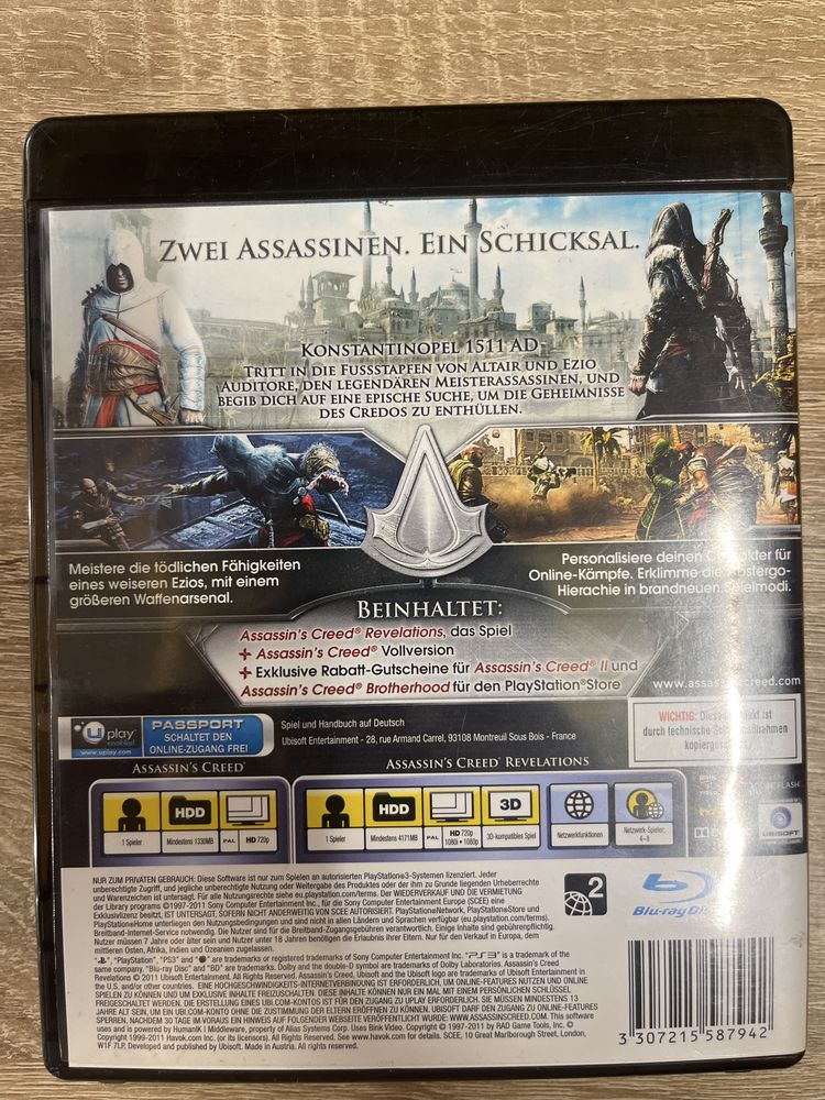Assassins creed revelations ps3