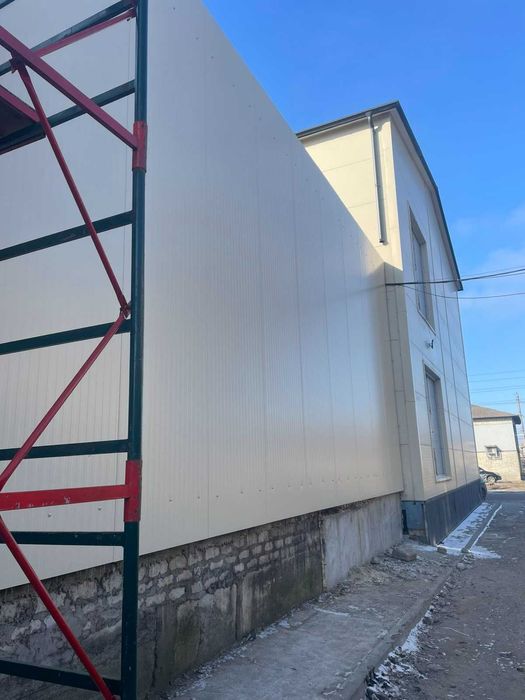 Сендвіч панелі стінові (Пінопласт, Вата, ППУ, PIR)