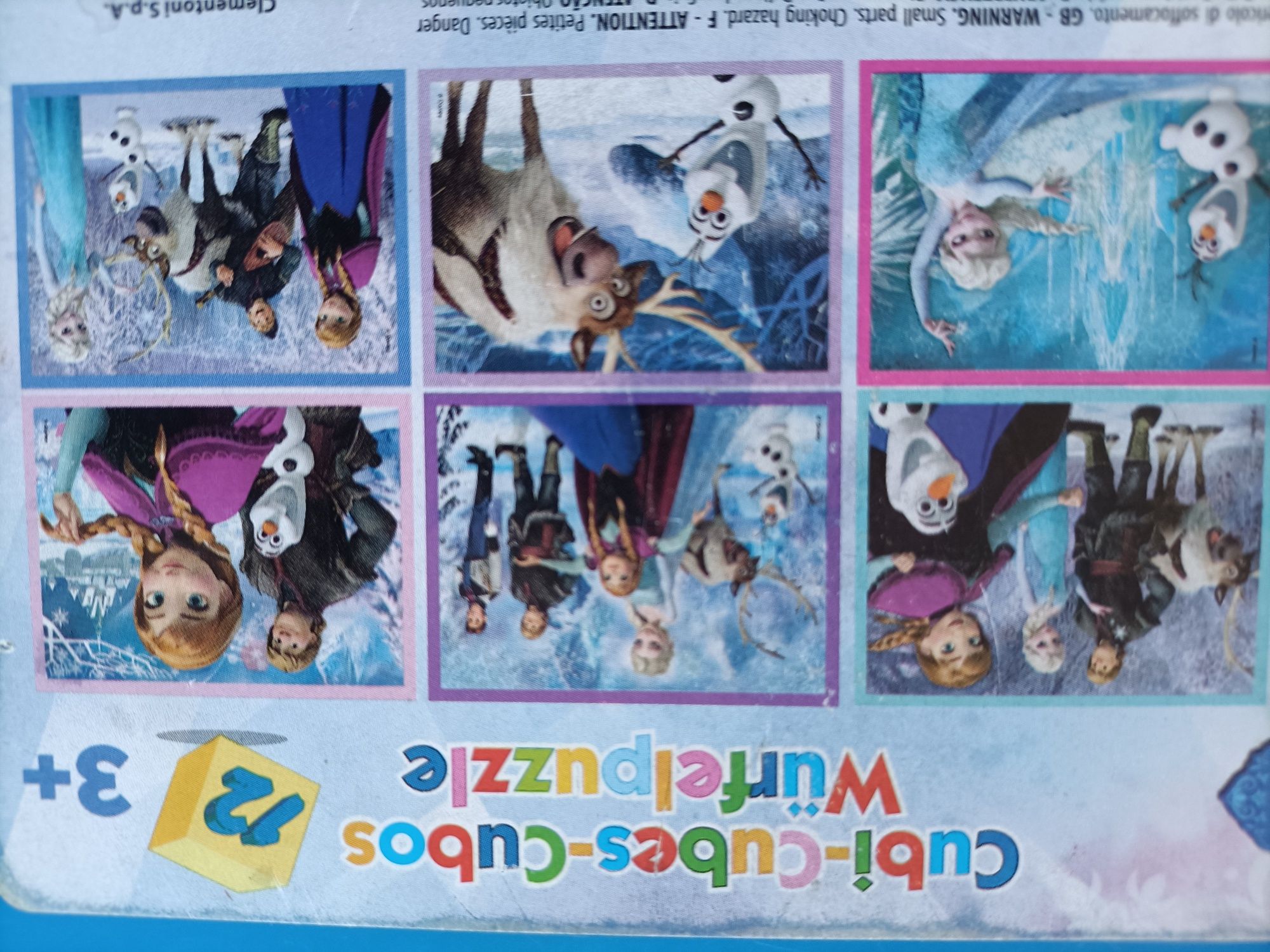 Puzzle cubos Frozen 3+