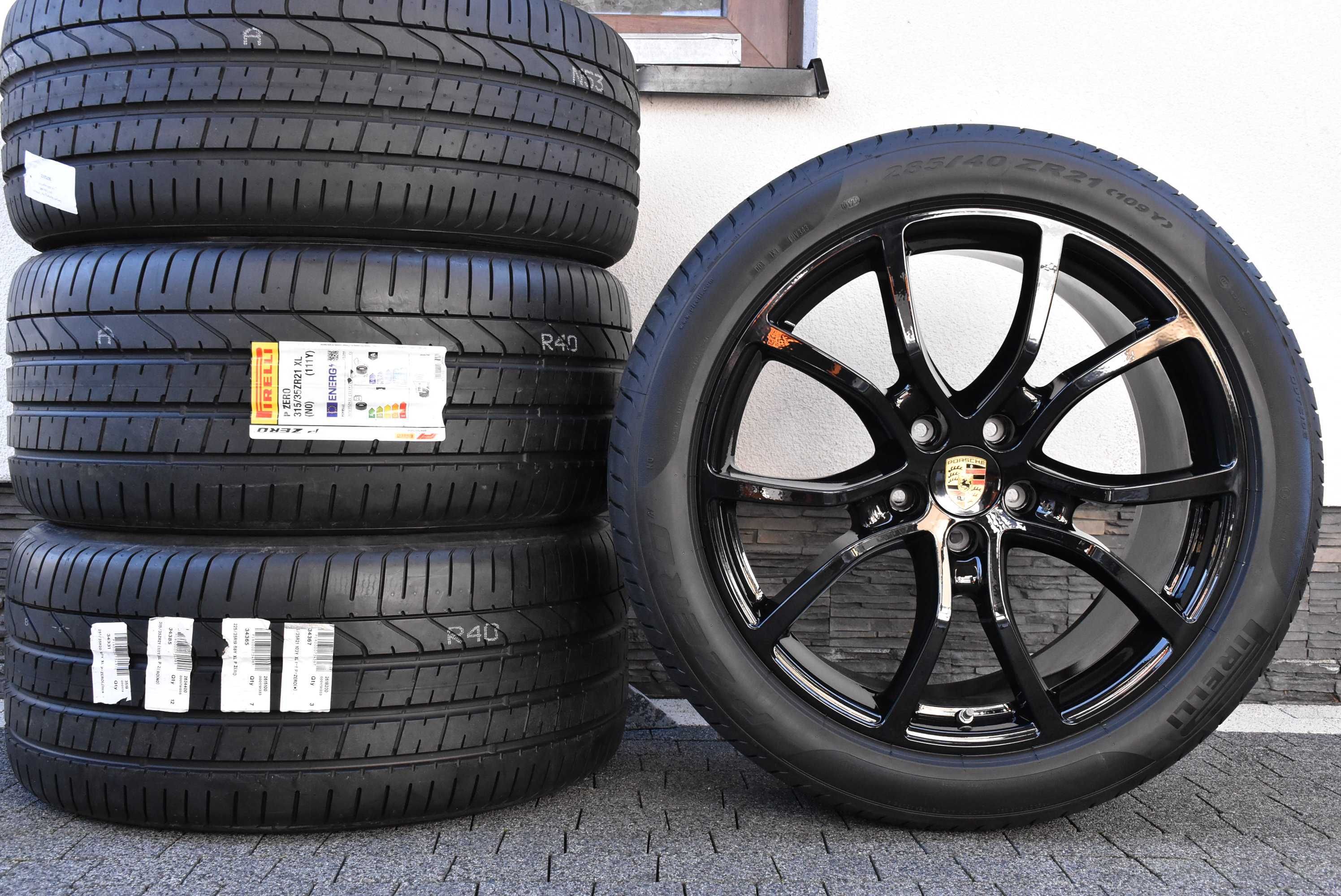 Nowe koła OEM Porsche CAYENNE E3 9Y Exclusive Design 21" Pirelli 2025r