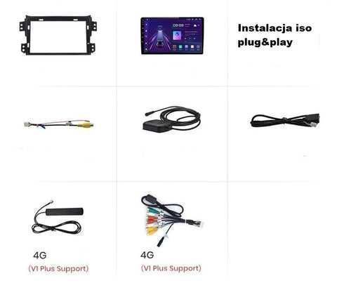Radio nawigacja SUZUKI Splash Ritz Opel Agila Android