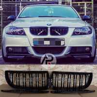 BMW E90 E91 Pre LCI Grelhas duplas Mperformance Preto brilhante