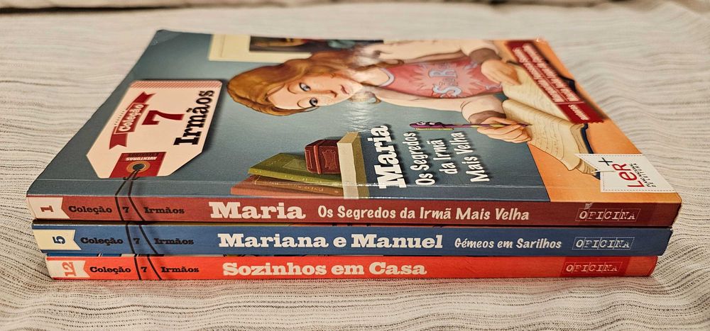 3 Livros da coleção "Sete Irmãos"