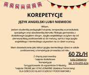 Korepetycje język angielski lub/i język niemiecki, egzaminy 8-klasisty