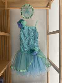 Strój baletowy dla dziewczynki 6-7 lat tutu, piękna sukienka do tańca