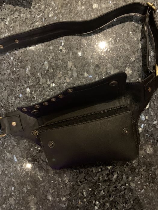 Bolsa cartucheira em pele