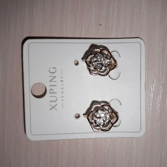 Сережки медичне золото Xuping