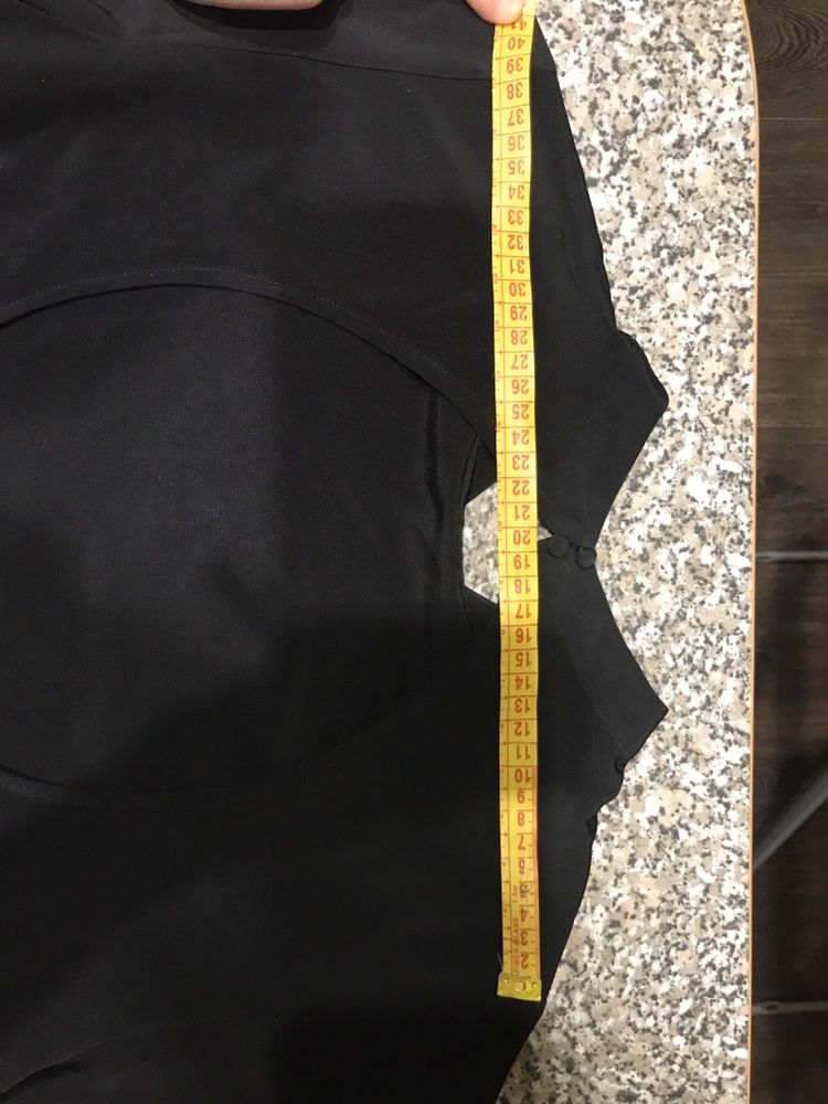 Блуза блузон кофта hm с вырезом на спине 44(12)