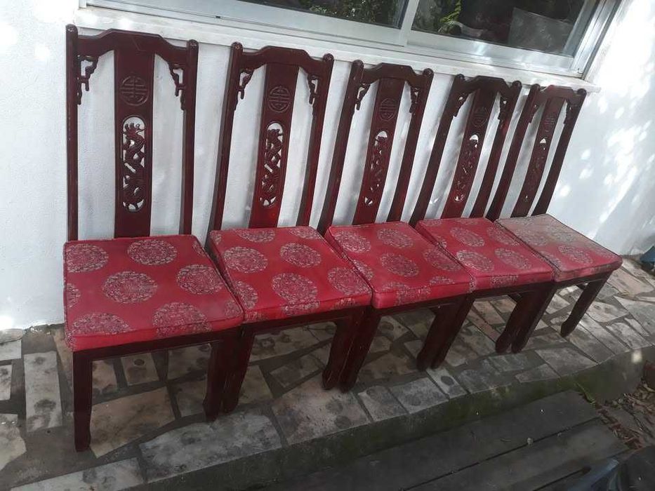 5 Cadeiras padrão Chinês
