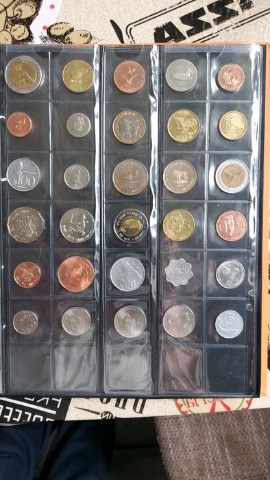 Коллекция монет с животными(fauna) 186шт.