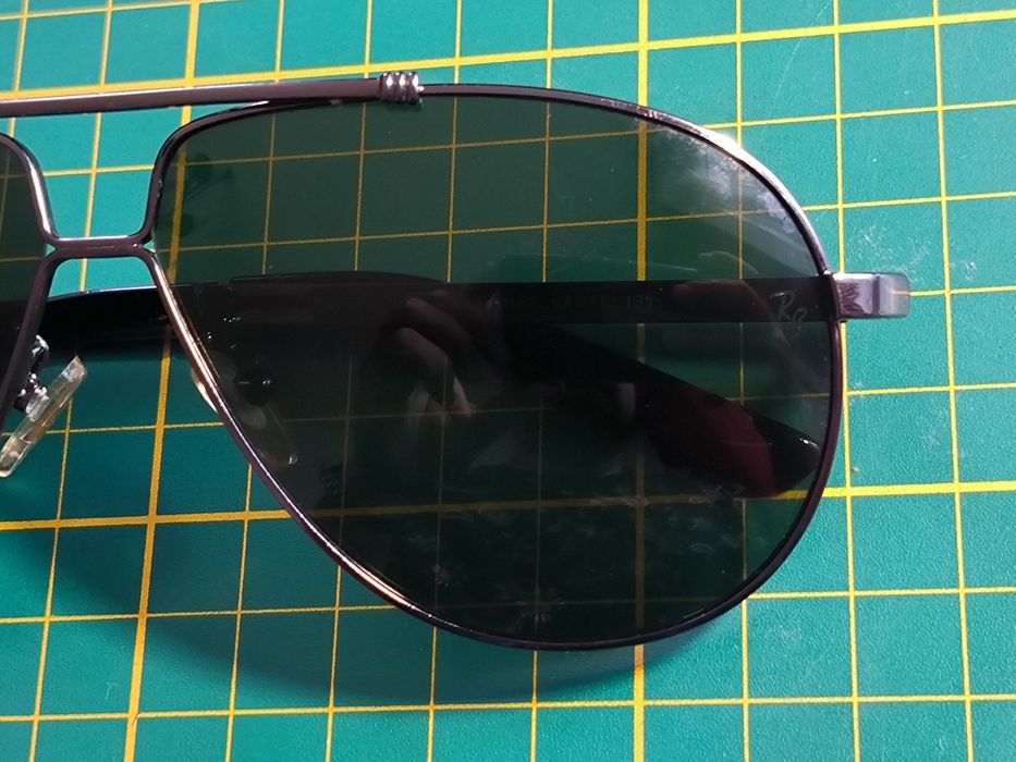 Ray Ban Aviator zielone.