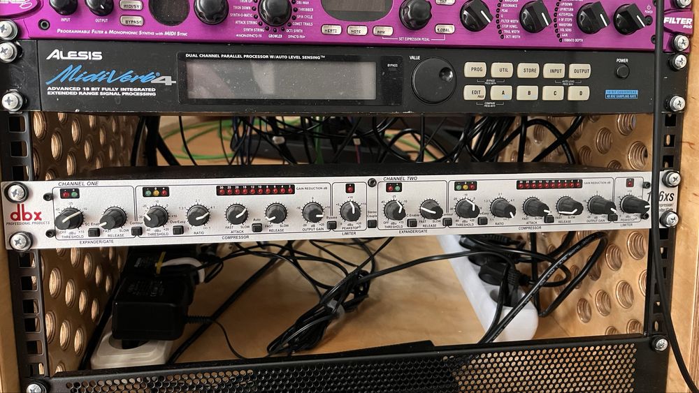 dbx 166 stereo kompresor gate limiter