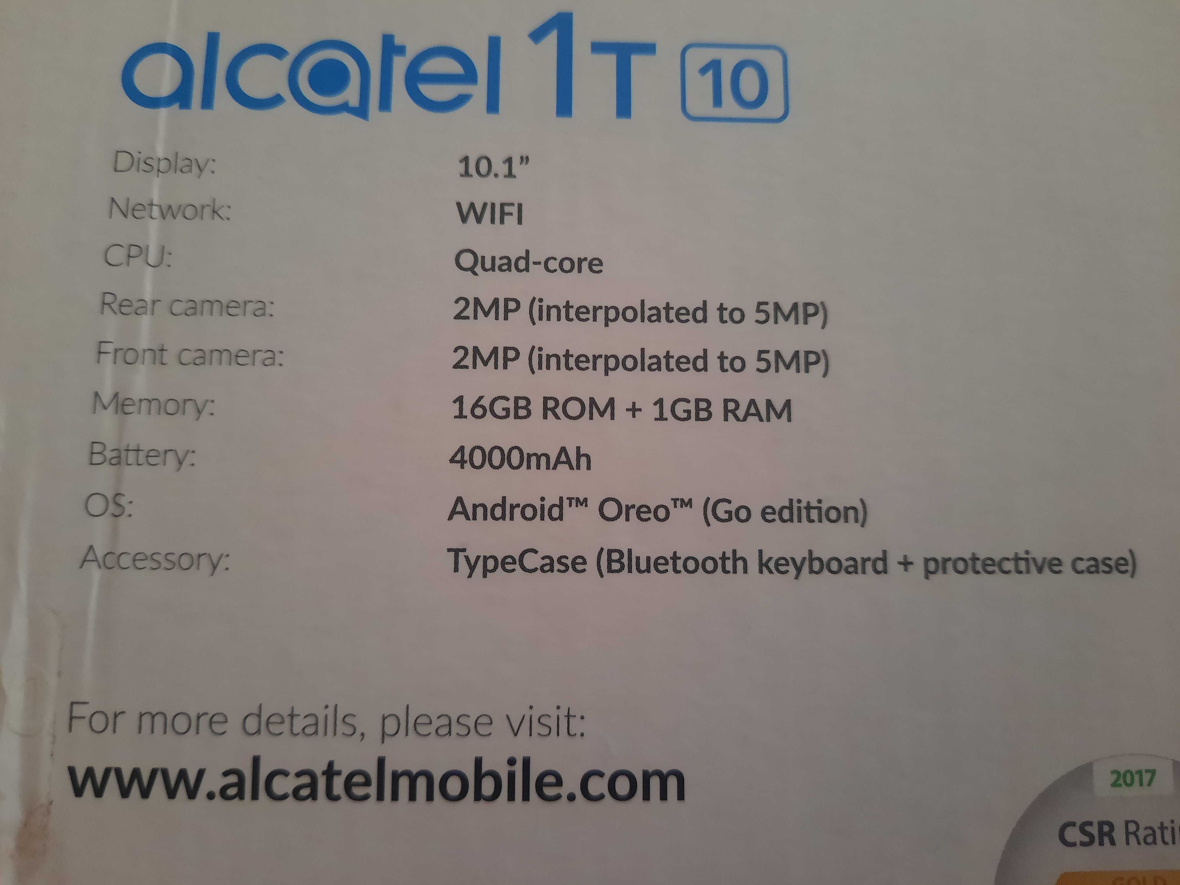 Tablet alcatel 1 T 10