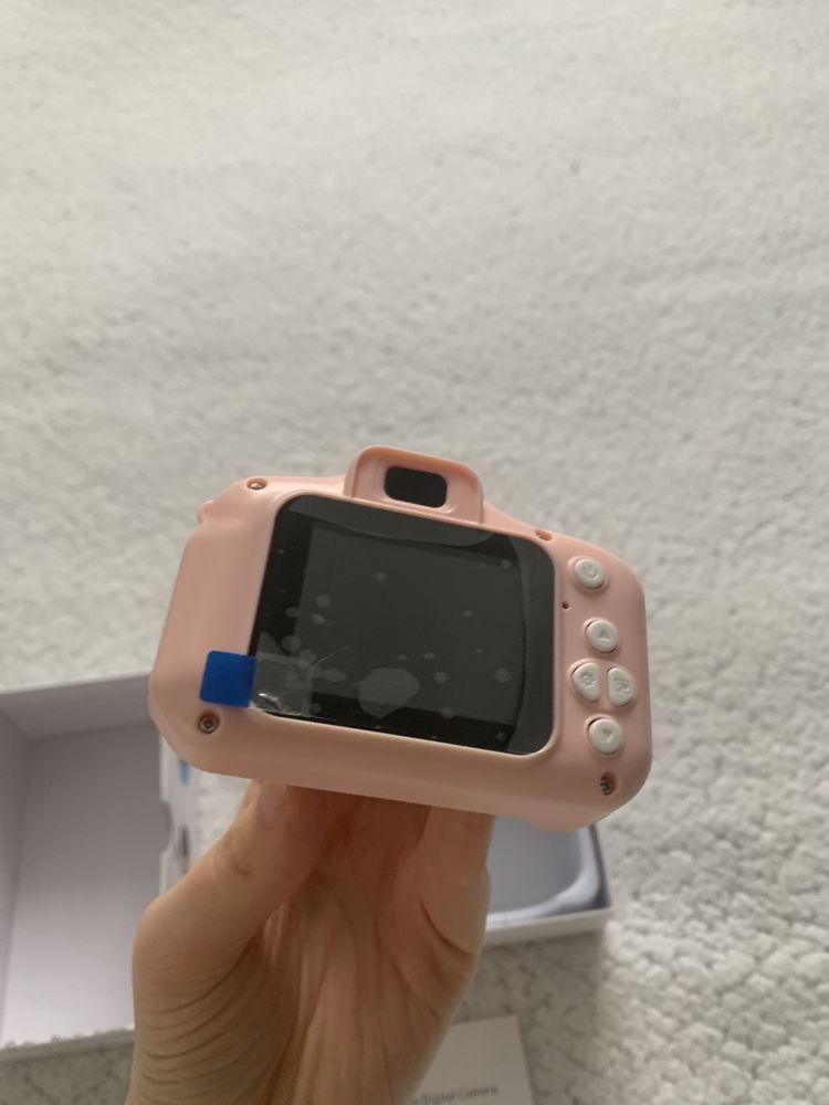 mini camera maly aparat dla dziecka rozowy
