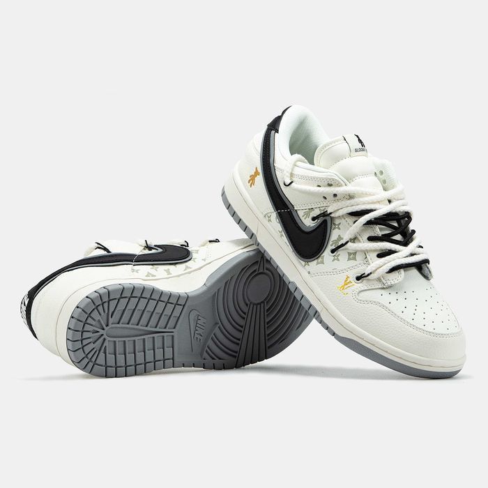 Кожаные кроссовки Nike SB Dunk Low x Louis Vuitton x Gloomy Bear найк