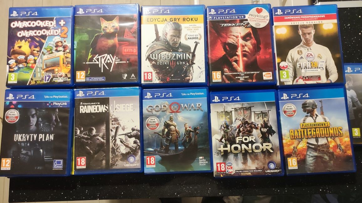 Konsola Sony PlayStation 4 pro 1 TB biały + dwa pady i 20 gier