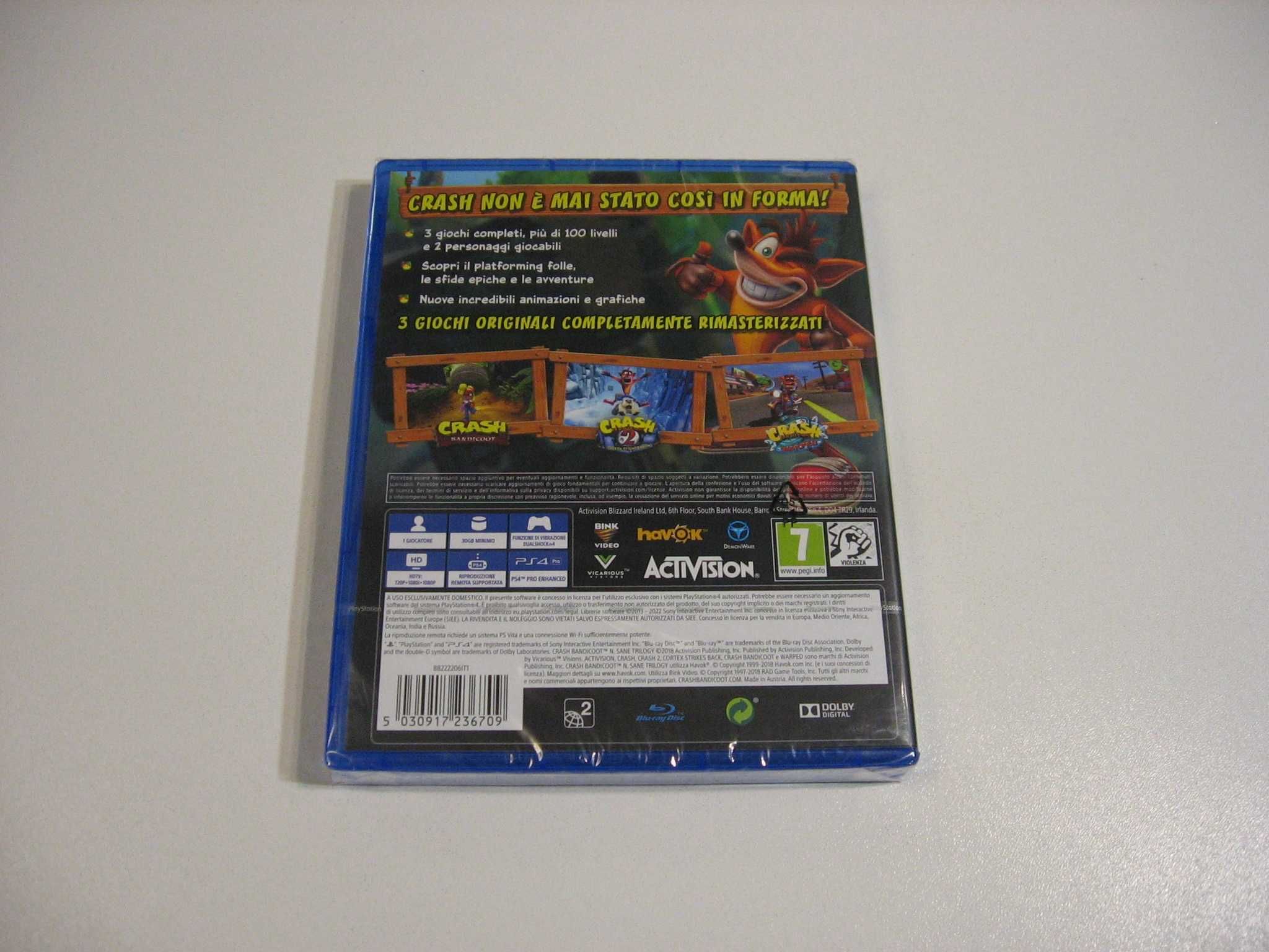 Crash Bandicoot N.Sane Trilogy - GRA Ps4 - Opole 4075