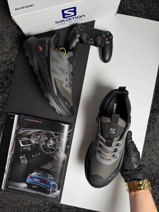 Чоловічі кросівки саломон Salomon Elixir Activ GTX Black Taupwood