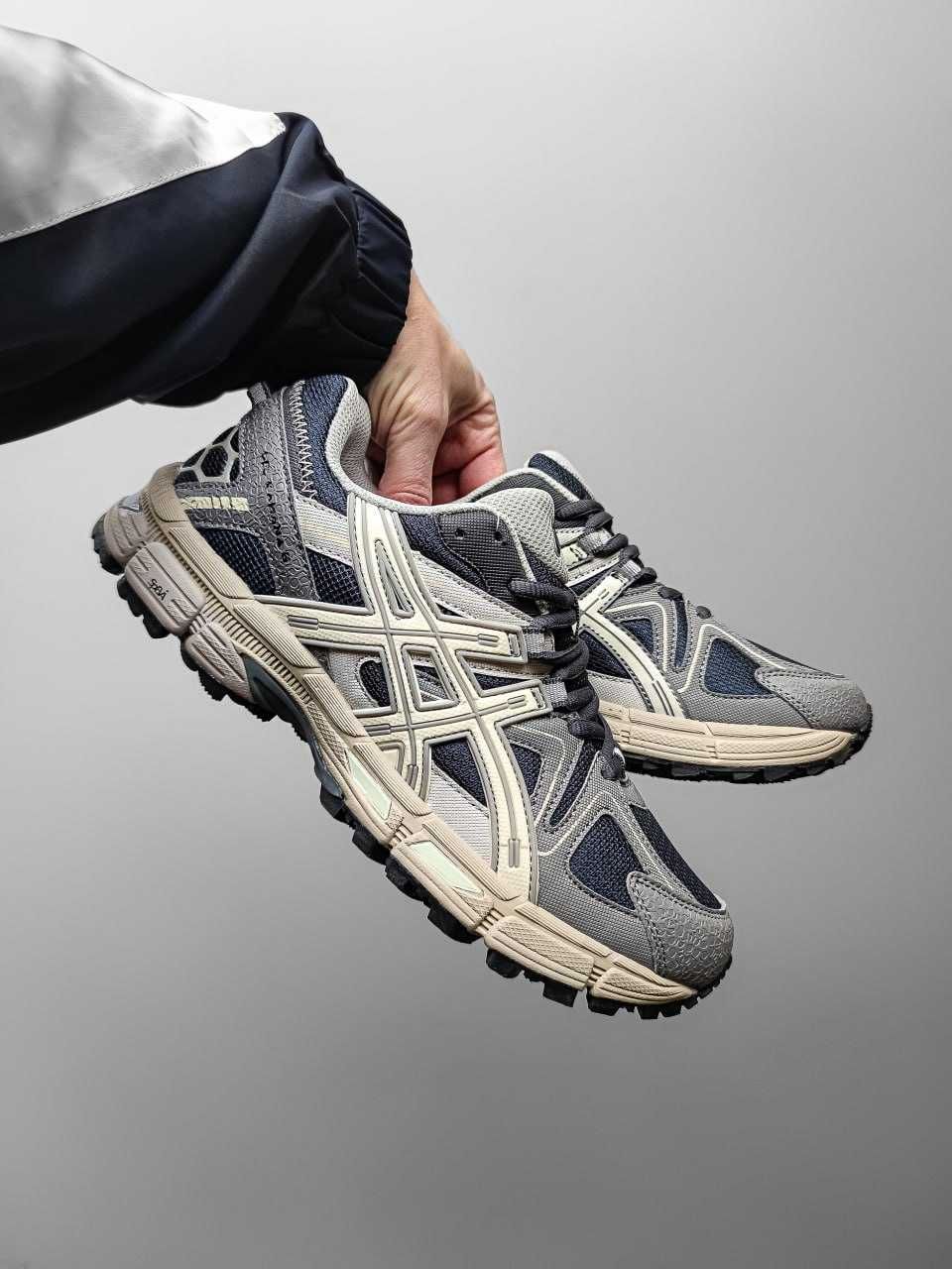 SALE! Asics Gel-Kahana 8 Grey/Beige 41 42 43 44 45 46 серые гел кахана