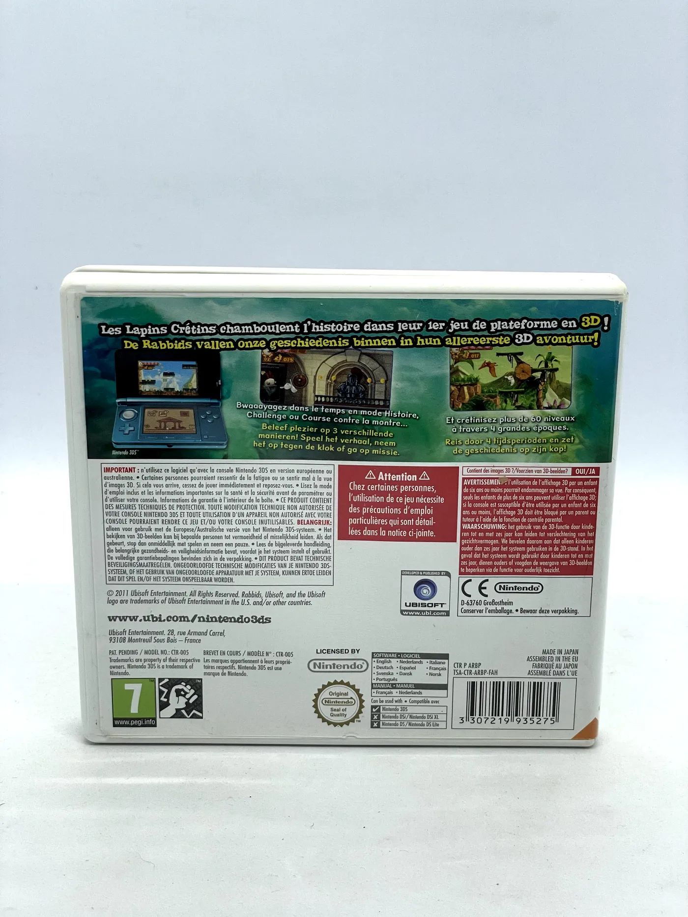 Rabbids 3D Nintendo 3DS Po Angielsku